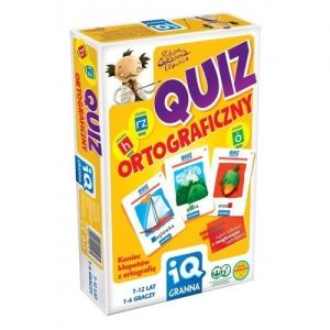 GRA EDUKACYJNA QUIZ ORTOGRAFICZNY UCZY ORTOGRAFII