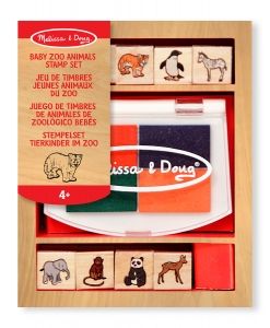 STEMPELKI DREWNIANE ZOO 8 SZTUK 11638
