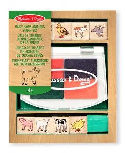 STEMPELKI DREWNIANE FARMA 8 SZTUK 11639
