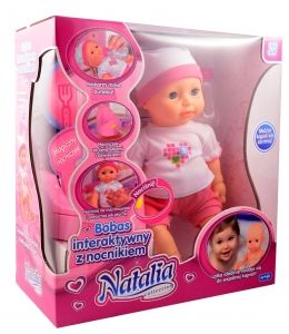 NATALIA INTERAKTYWNY BOBAS Z NOCNIKIEM PIJE I SIUSIA