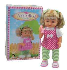 AMELKA CHODZĄCA + TELEFON 42 CM