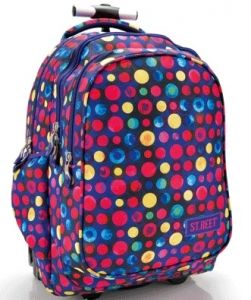 PLECAK MŁODZIEŻOWY NA KÓŁKACH DOTS 2 ST.REET TB-01
