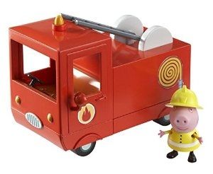 ŚWINKA PEPPA WÓZ STRAŻACK + FIGURKA