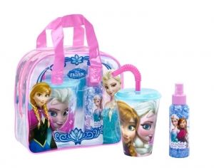 Frozen torba+ body spray 100ml+plastikowa szklanka *