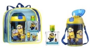 Zestaw Minionki plecak, woda toaletowa 50 ml + bidon*