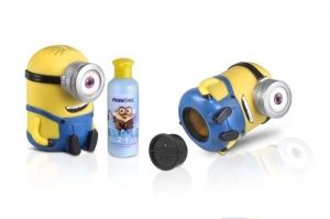 Minionki żel pod prysznic i szampon 200 ml w skarbonce *