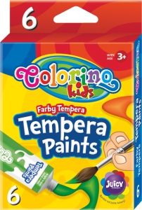 FARBY TEMPERA 6 KOLORÓW COLORINO KIDS