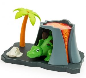 DIGIDINOS DINOZAUR ZIELONY Z WULKANEM