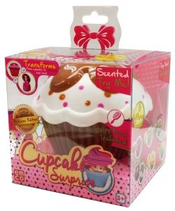 CUPCAKE PACHNĄCA BABECZKA LALECZKA CZEKOLADA BIAŁO-BRĄZ.