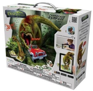 DINO MUNDI 3D ATAK TYRANOZAURA TOR PRZESZKÓD REKL.TV 120 EL